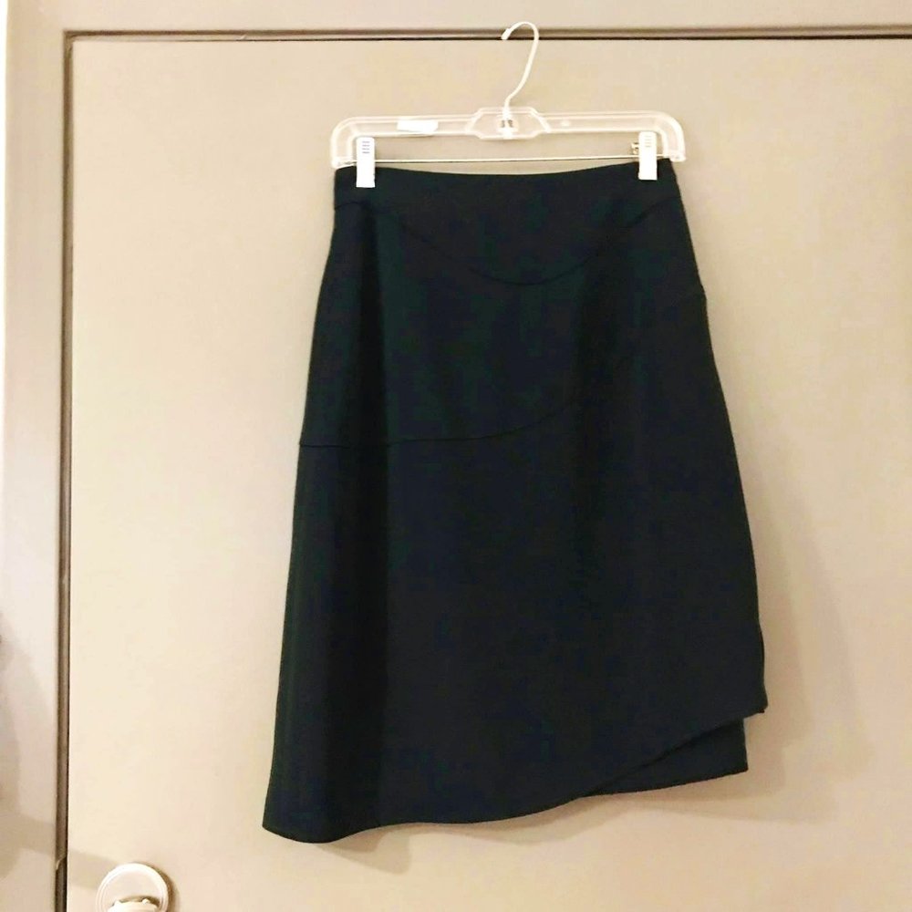 HARVE BENARD Asymmetrical Black Skirt